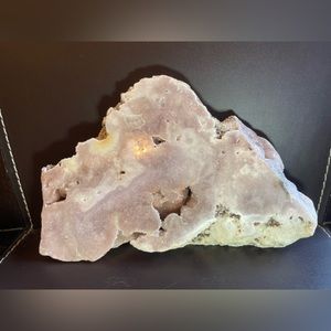 Pink Amethyst Slab With Druzy. 3.422lb 54.76oz 1552g